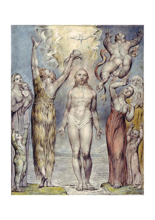 William Blake - Baptism of Jesus