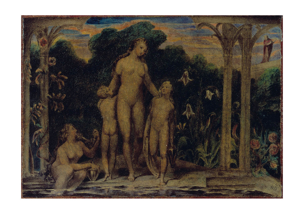 William Blake - Bathsheba at the Bath