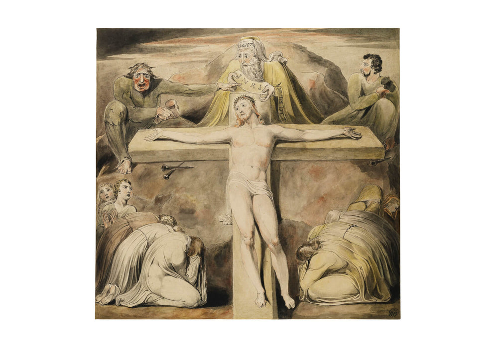 William Blake - Christ Nailed to the Cross