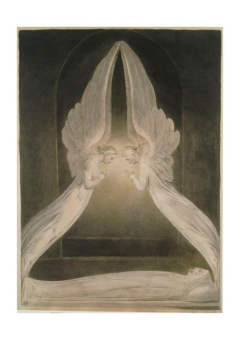 William Blake - Christ in the Sepulchre Guarded by Angels