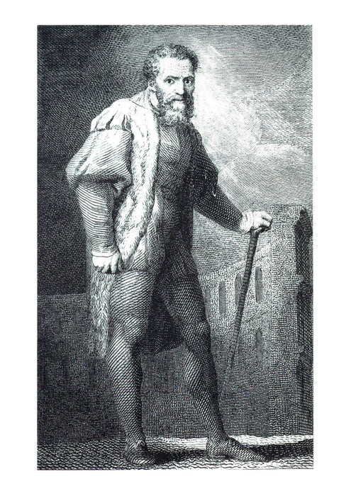 William Blake - Drawing Michelangelo
