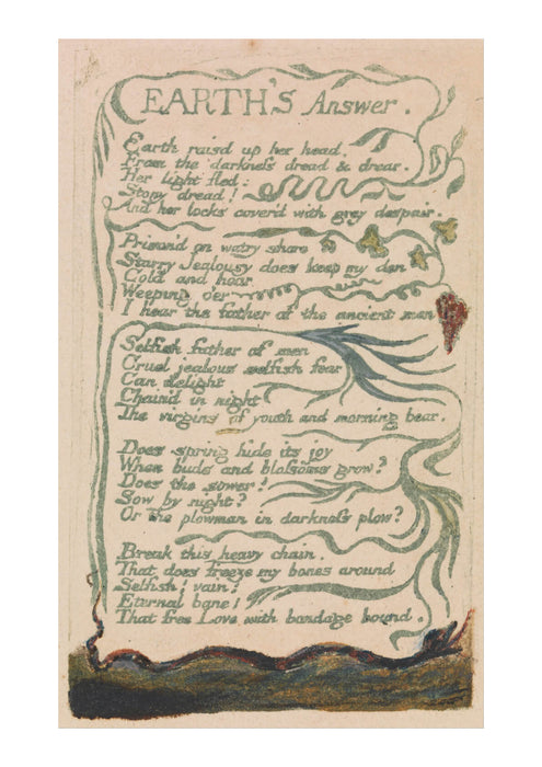 William Blake - Earth's Answer