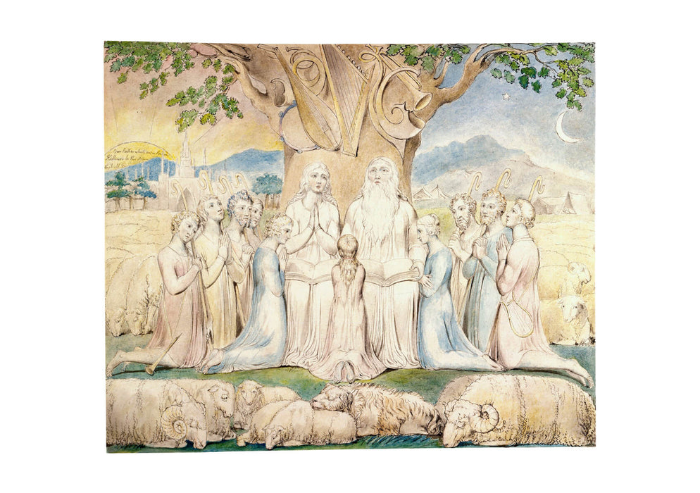 William Blake - Job and His Family