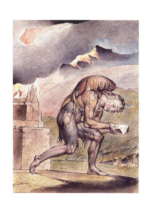 William Blake - John Bunyan Cristian Reading in His Book