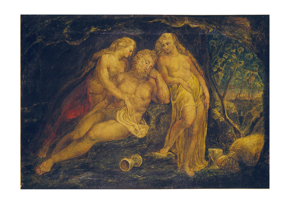 William Blake - Lot and His Daughters Butlin