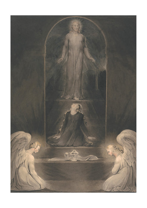 William Blake - Mary Magdalen at the Sepulchre