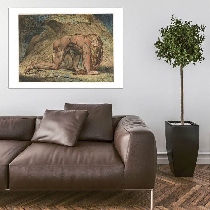 William Blake - Nebuchadnezzar Cave