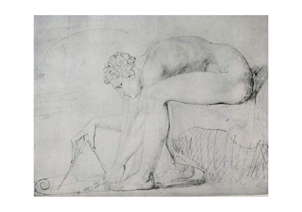 William Blake - Newton drawing