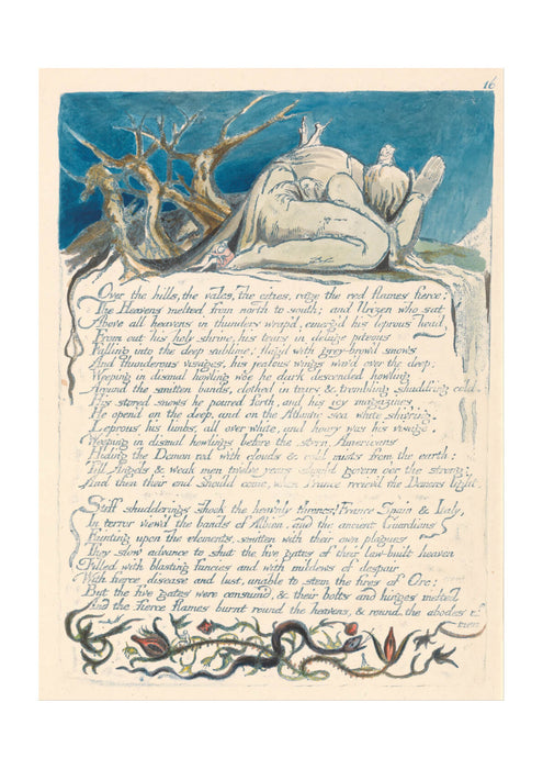 William Blake - Over the Hills