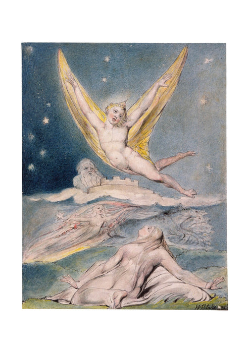William Blake - Penseroso & L'Allegro Angels