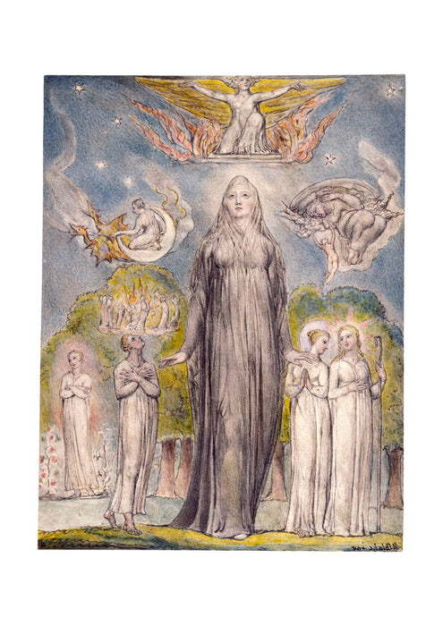 William Blake - Penseroso & L'Allegro Saintly