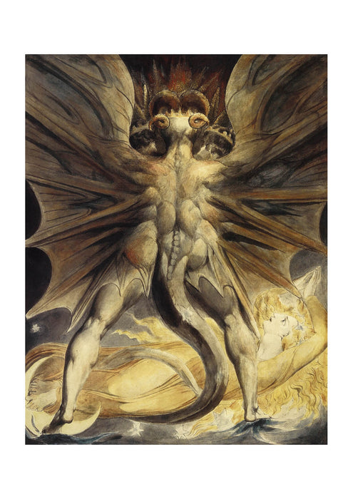 William Blake - Red dragon