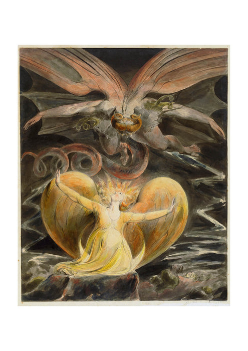 William Blake - The Great Red Dragon and the Woman Clothed with Sun