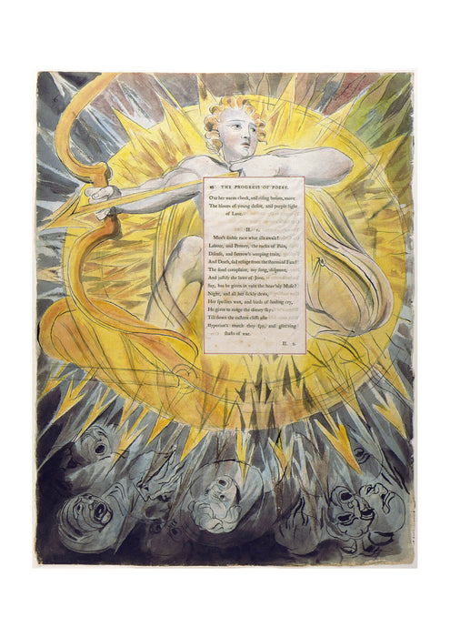 William Blake - The Progress of Poesy Light
