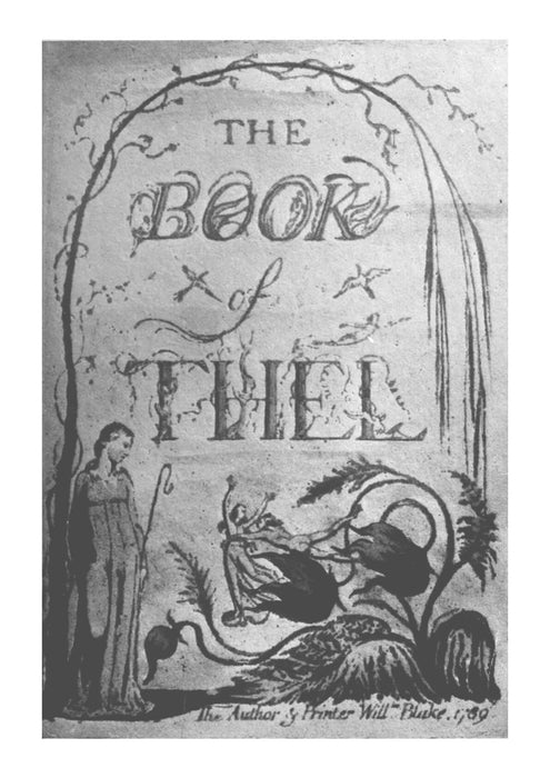 William Blake - The book of Thel Cover