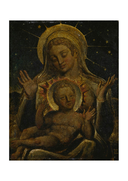 William Blake - Virgin and Child