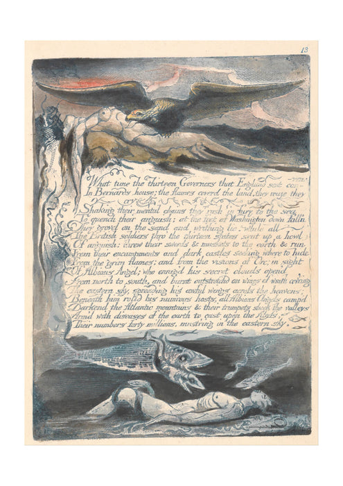 William Blake - What Time the Thirteen Governors