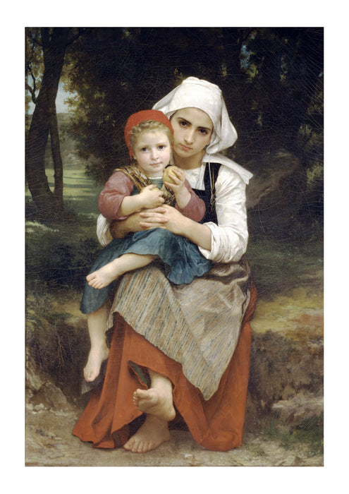 William Bouguereau - Breton Brother and Sister (1871)