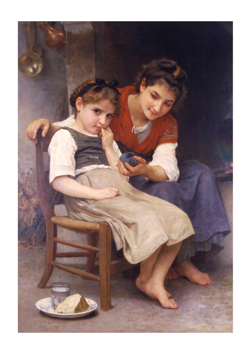 William Bouguereau - Little Sulky (1888)