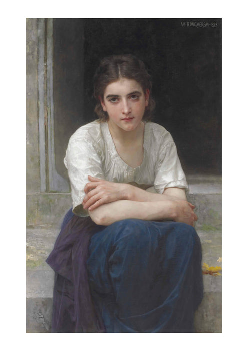 William Bouguereau - Reverie sur le Seuil (1893)