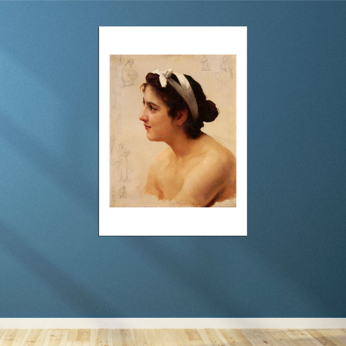 William Bouguereau - Study Of A Woman