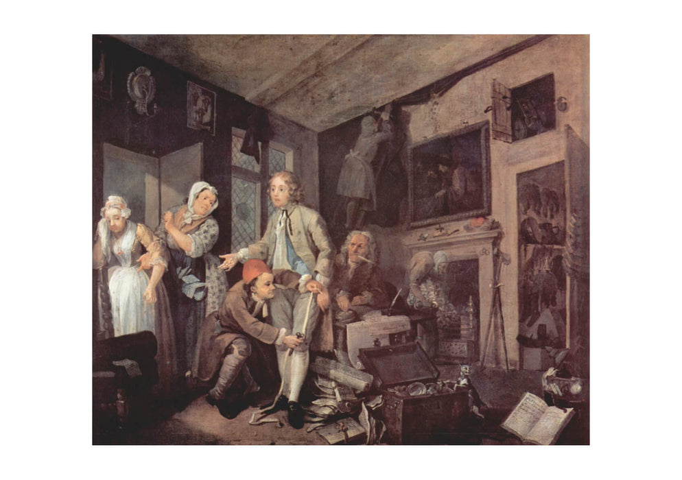 William Hogarth - Cluttered Room