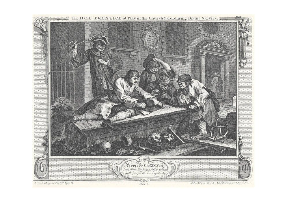 William Hogarth - Industry and Idleness The Idle