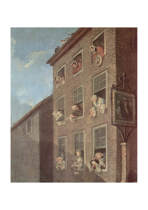 William Hogarth - Looking out Windows