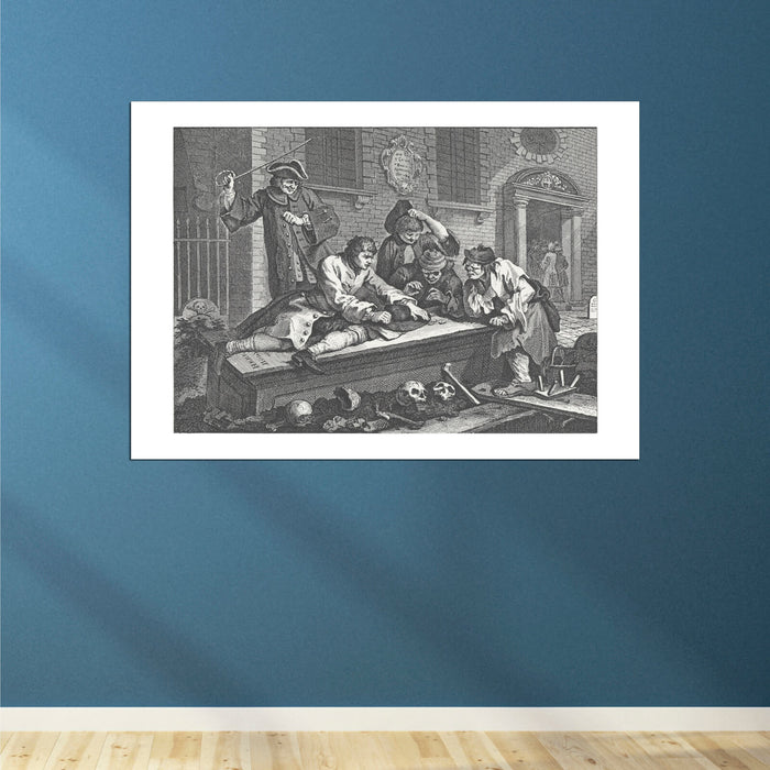 William Hogarth - Prentice at Play in the Church