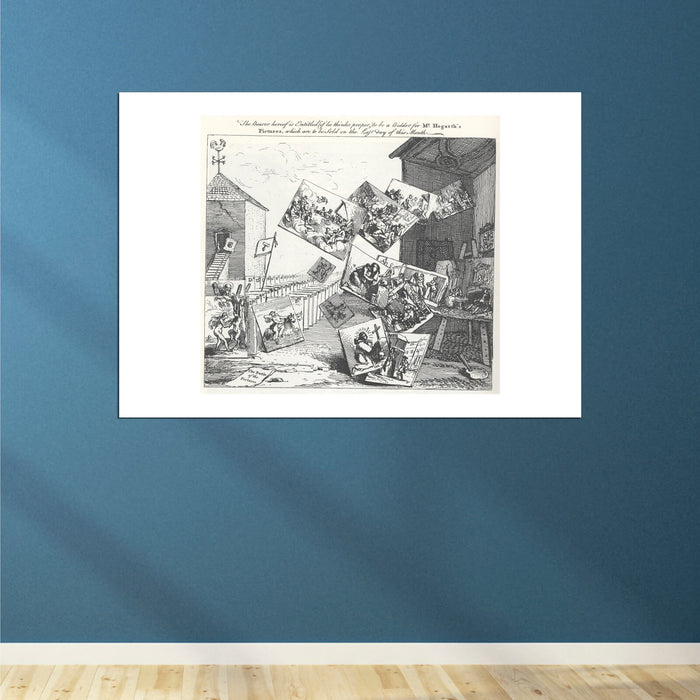 William Hogarth - The Battle of the Pictures