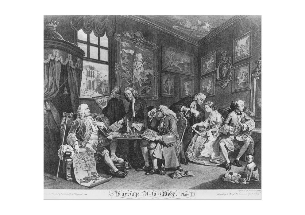 William Hogarth - The Marriage Contract