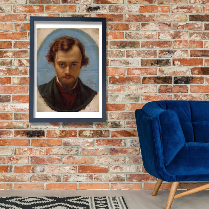 William Holman - Portrait of Dante Gabriel Rossetti