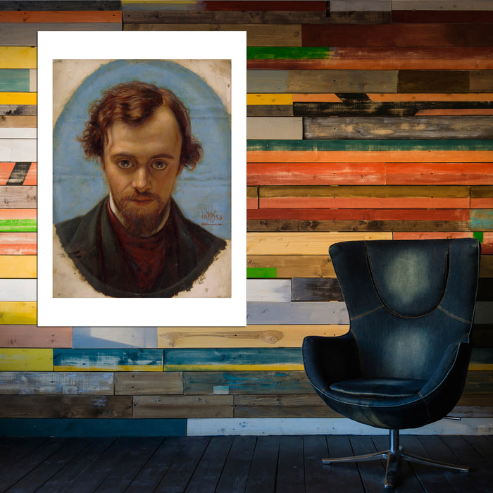 William Holman - Portrait of Dante Gabriel Rossetti