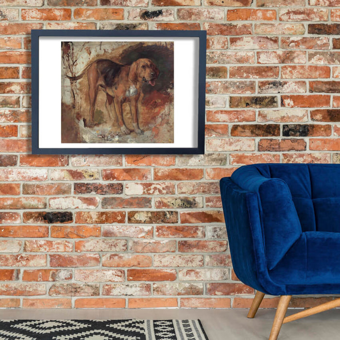 William Holman - Study of a bloodhound