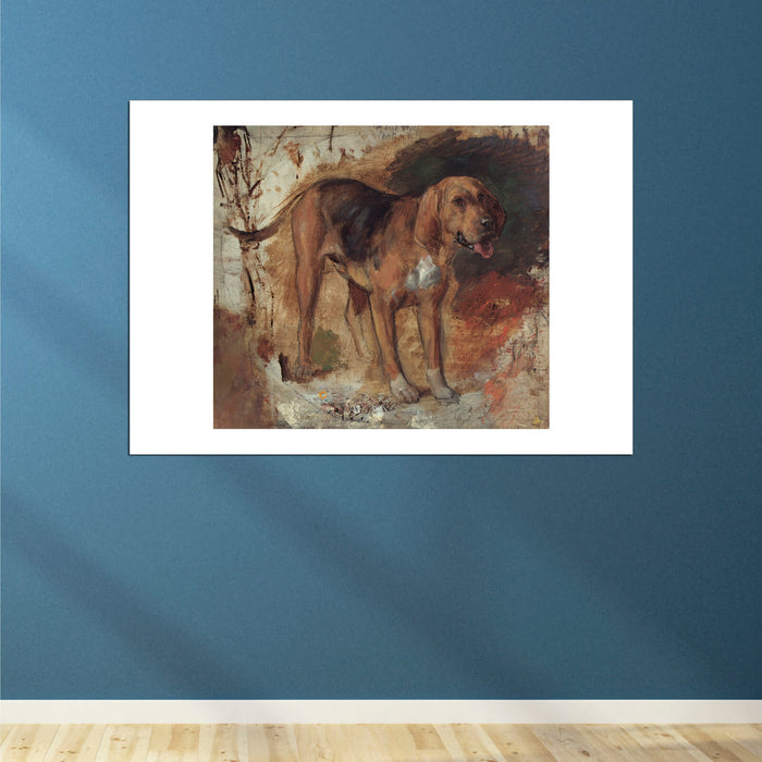 William Holman - Study of a bloodhound