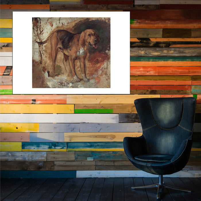 William Holman - Study of a bloodhound