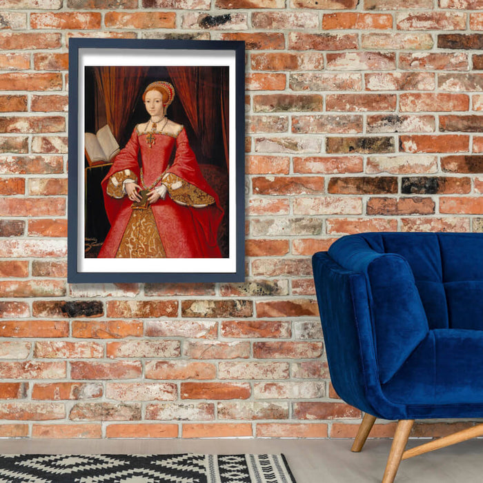William Scrots - Elizabeth I When A Princess 1533-1603