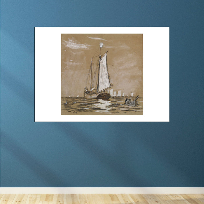 Winslow Homer - A Fishing Schooner