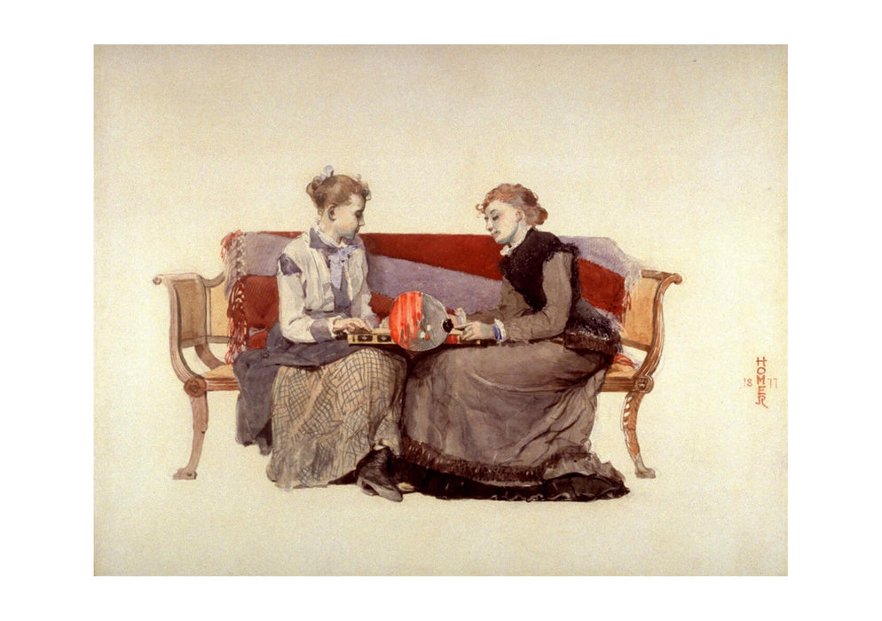 Winslow Homer - Backgammon (1877)