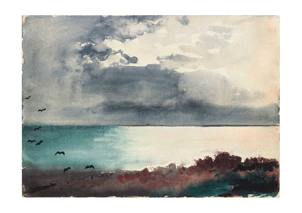 Winslow Homer - Breaking Storm Coast of Maine