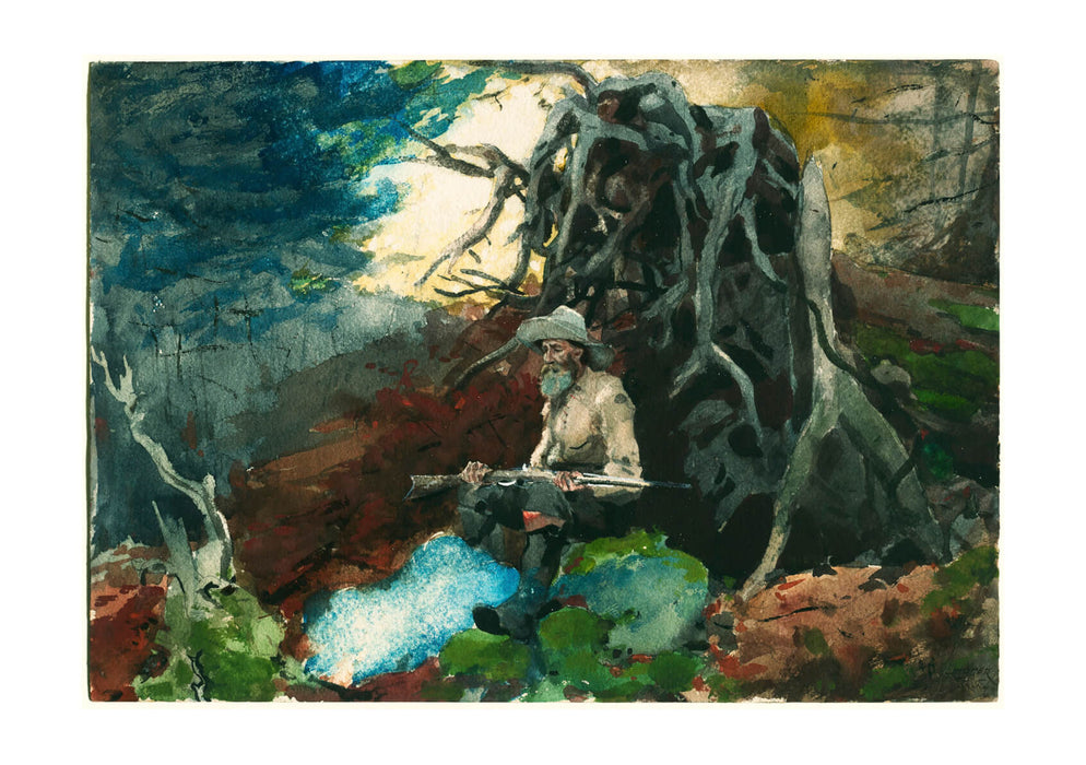 Winslow Homer - Campfire Adirondacks