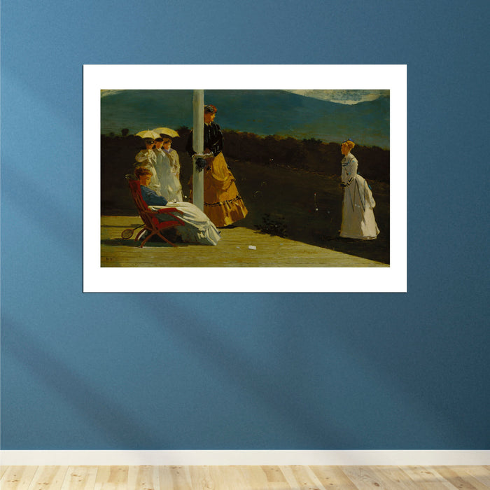 Winslow Homer - Croquet Match