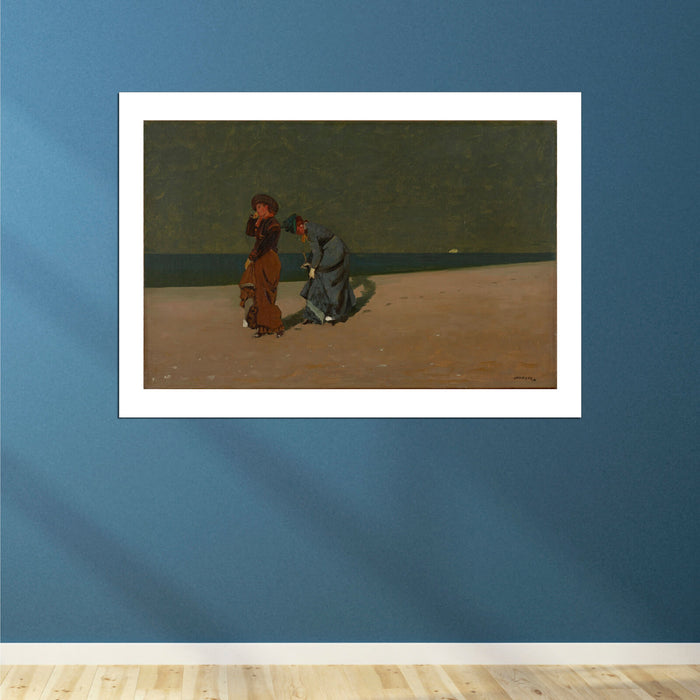 Winslow Homer - Evening on the Beach (1870s)
