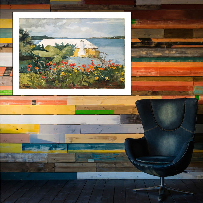 Winslow Homer - Flower Garden and Bungalow Bermuda