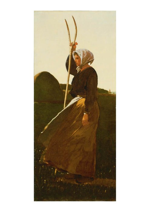 Winslow Homer - Girl With Pitchfork