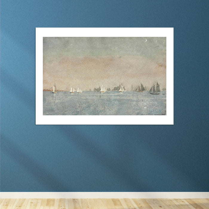 Winslow Homer - Gloucester Harbor Fishing Fleet (1880)