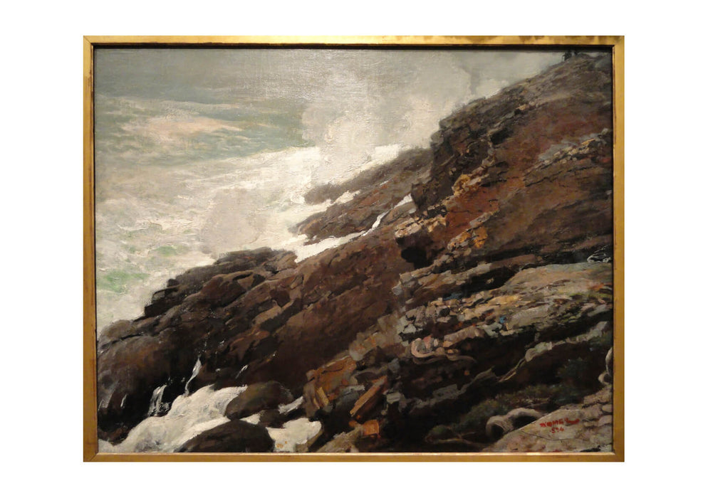 Winslow Homer - High Cliff Coast of Maine