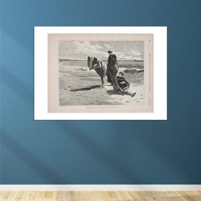 Winslow Homer - High Tide Grey Scale