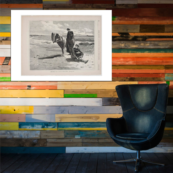 Winslow Homer - High Tide Grey Scale