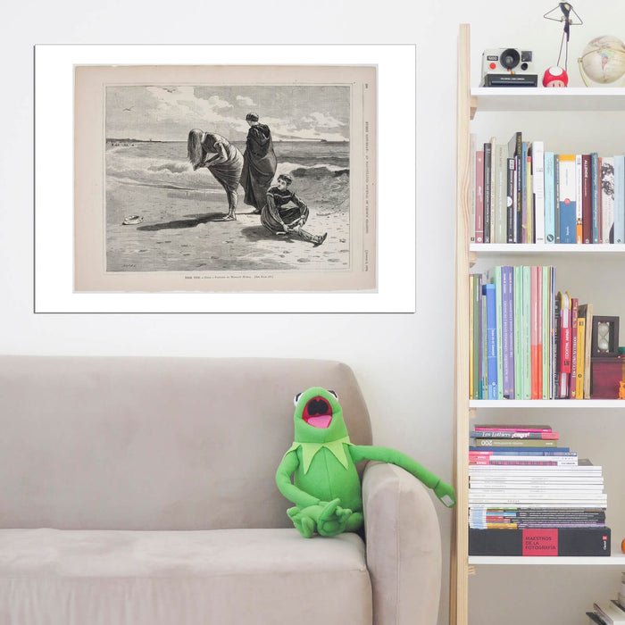 Winslow Homer - High Tide Grey Scale